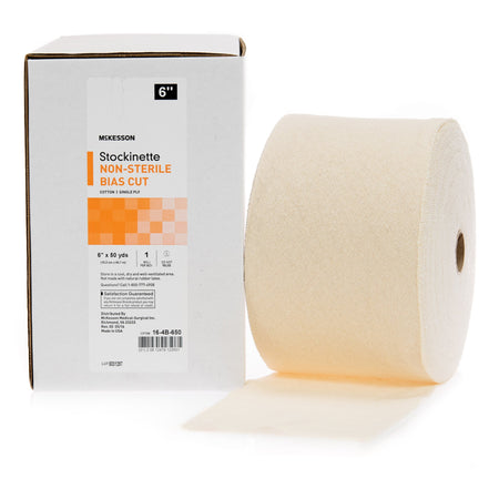 McKesson 16-4B-650 Bias Cut Stockinette, 6 Inch x 50 Yard