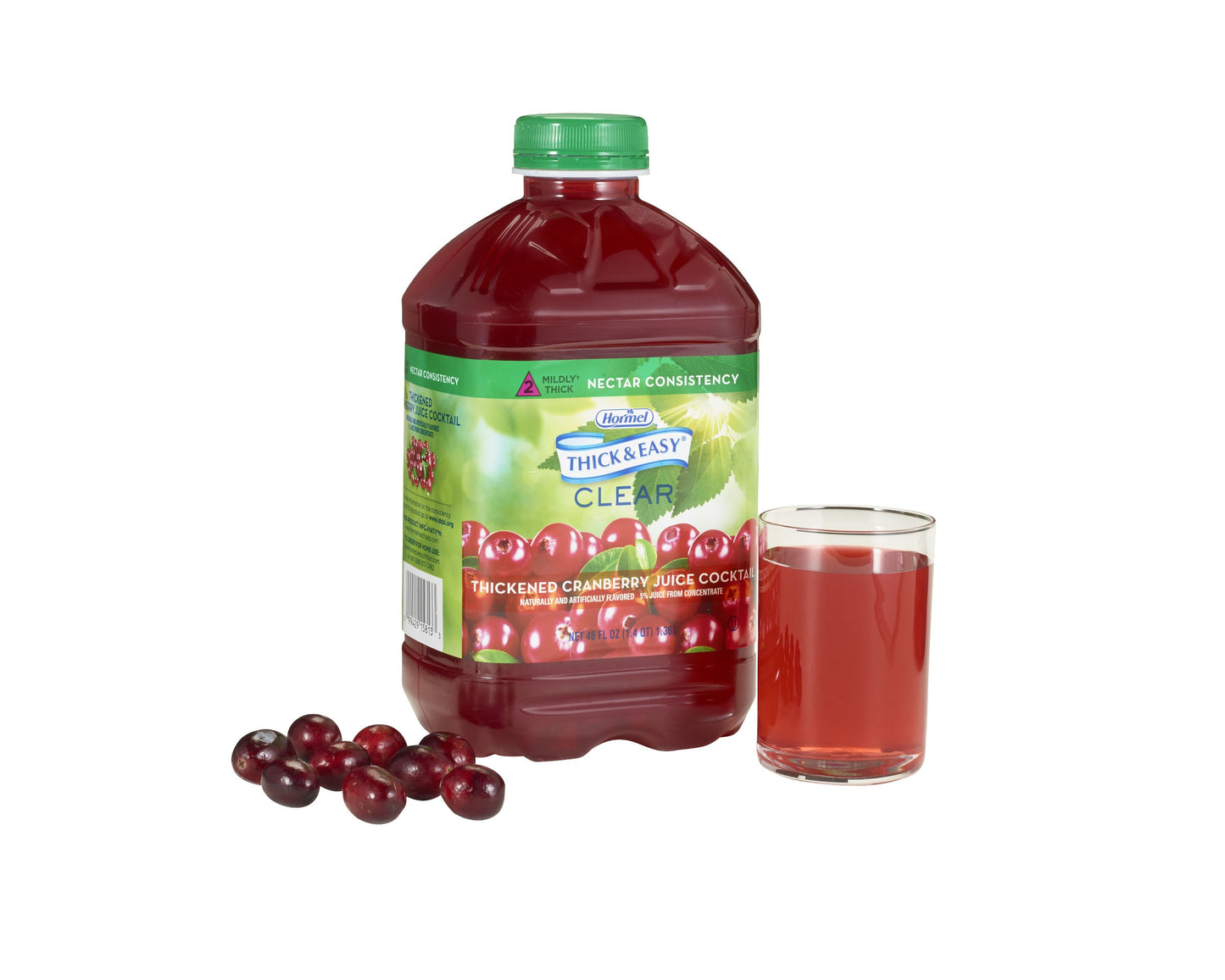 Thick & Easy® Nectar Consistency Cranberry Thickened Beverage, 46-ounce bottle