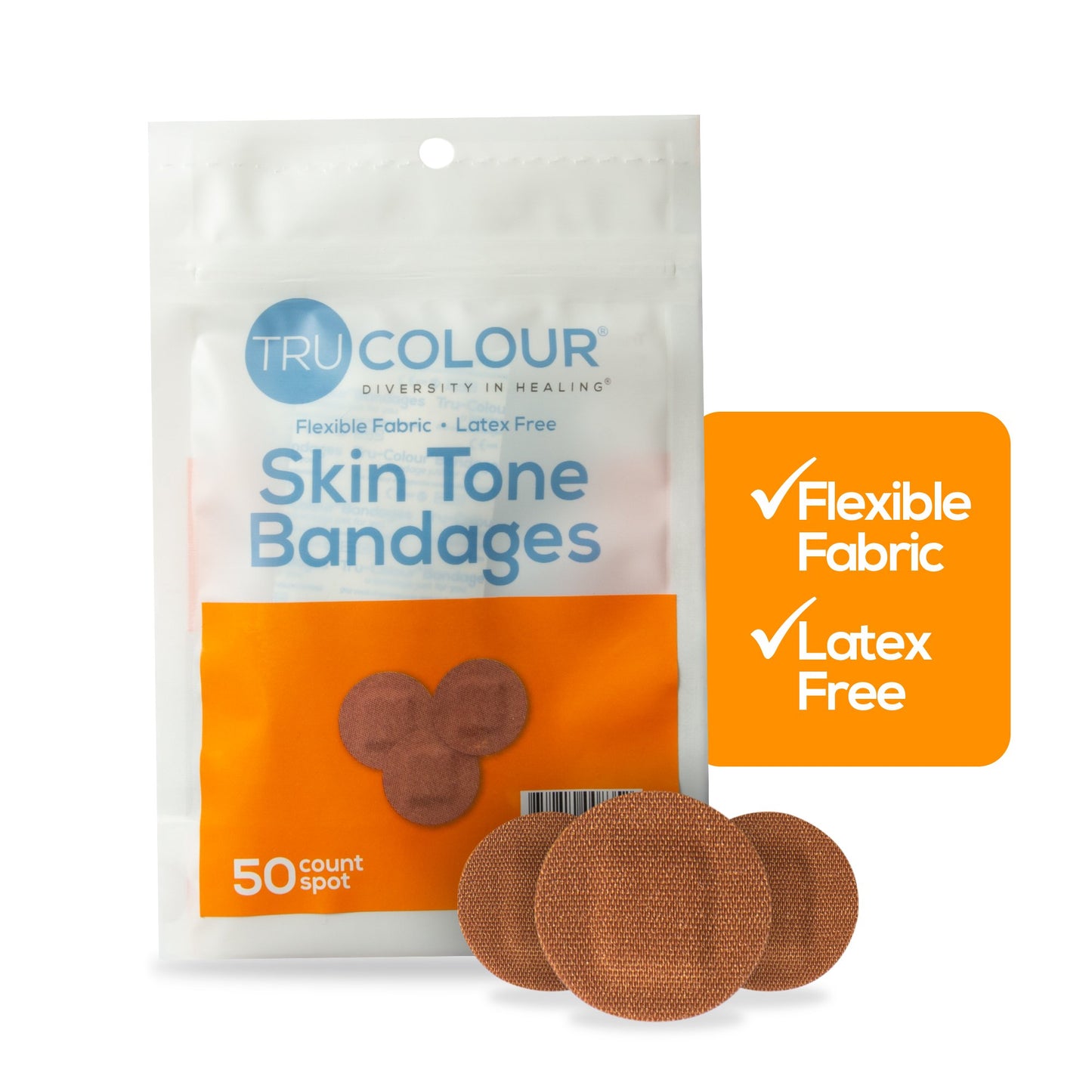 TruColour® Brown Adhesive Strip, Spot