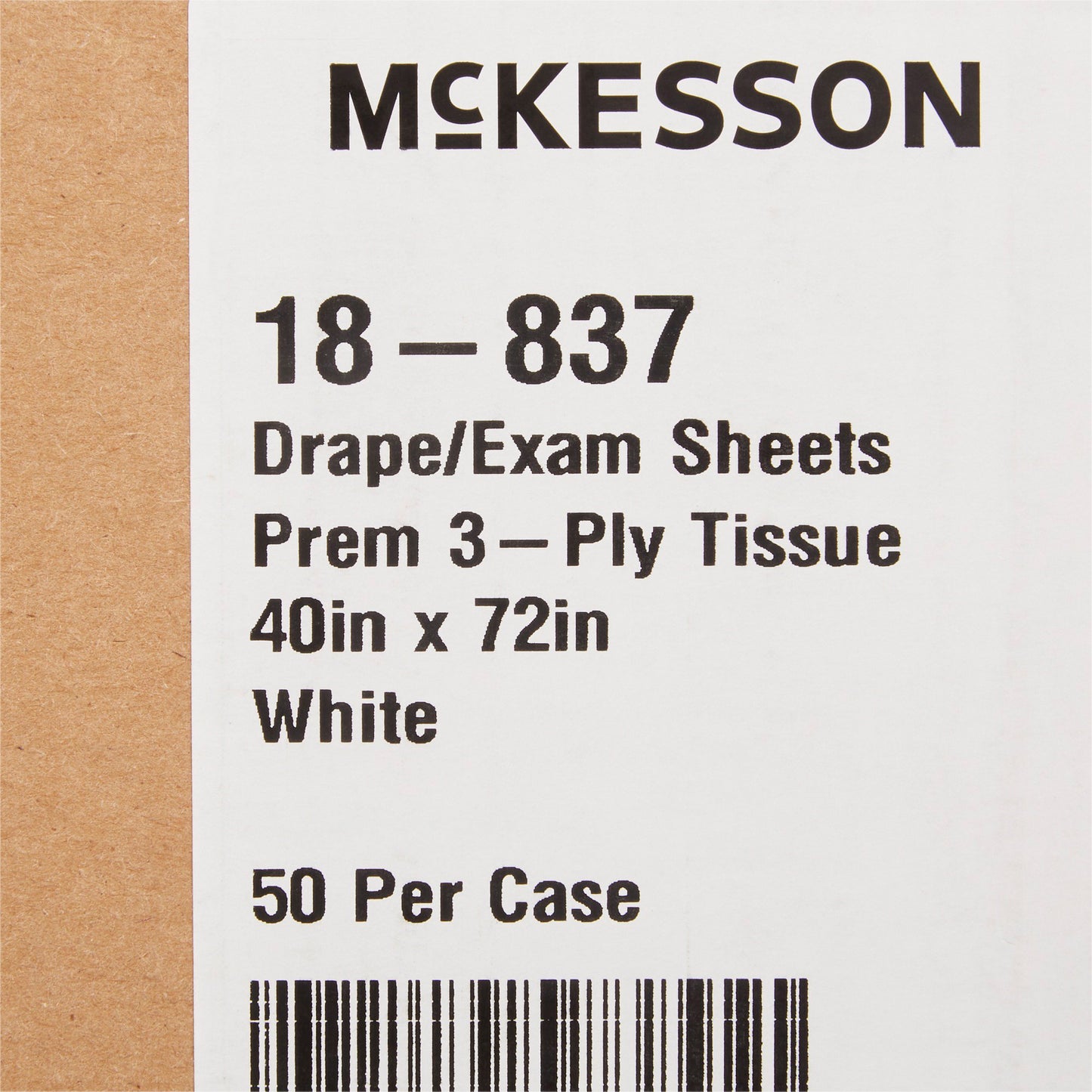 McKesson Sterile Physical Exam Drape, 40 x 72 Inch