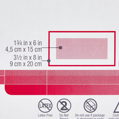 3M™ Medipore™ + Pad Soft Cloth Adhesive Dressing, 3½ x 8 Inch