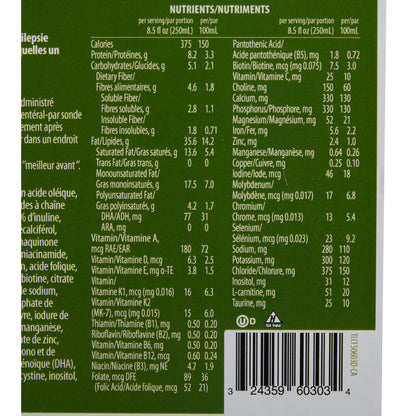 Oral Supplement KetoVie® 4:1 Plant-Based Protein Vanilla Flavor Liquid 8.5 oz. Carton