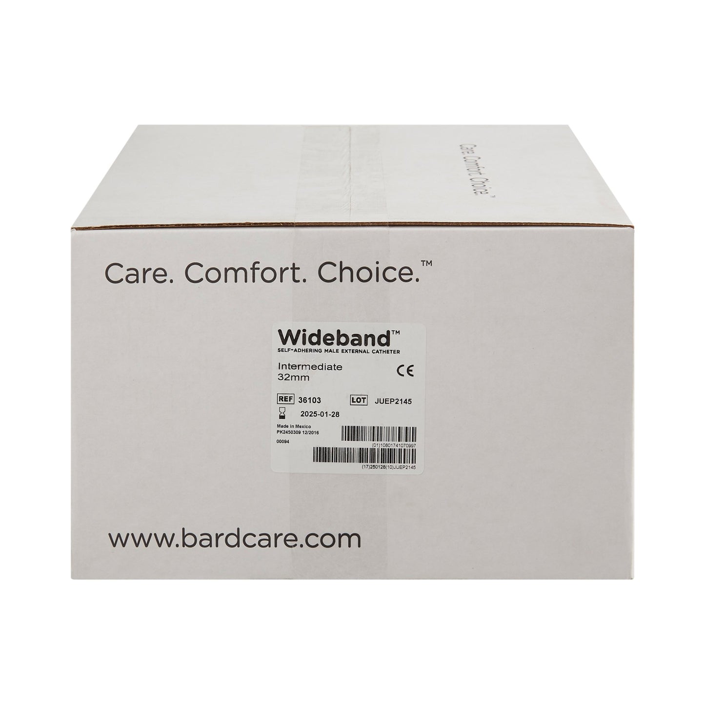 Bard Wide Band® Male External Catheter, Intermediate