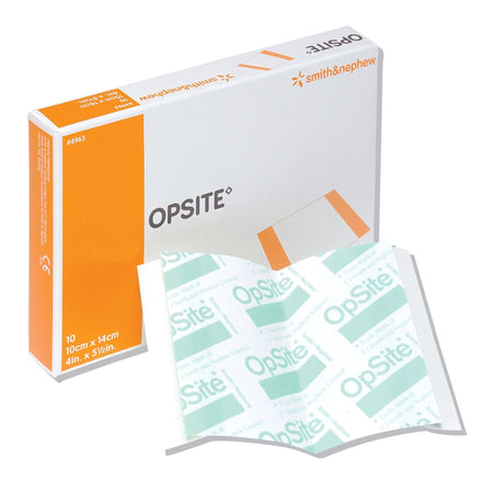 Smith & Nephew 4963 OpSite Transparent Film Dressing, 5½ x 4 inch