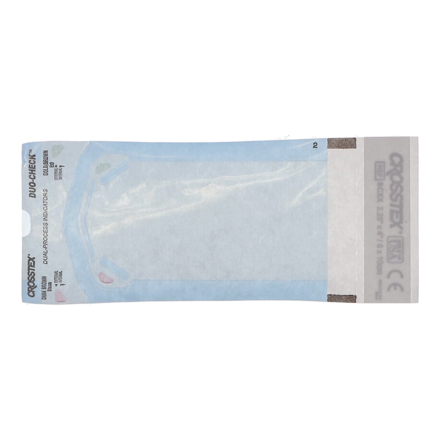 Duo-Check Sterilization Pouch, 2-1/4 x 4-1/2 Inch by SPS Medical Supply product image - view 3