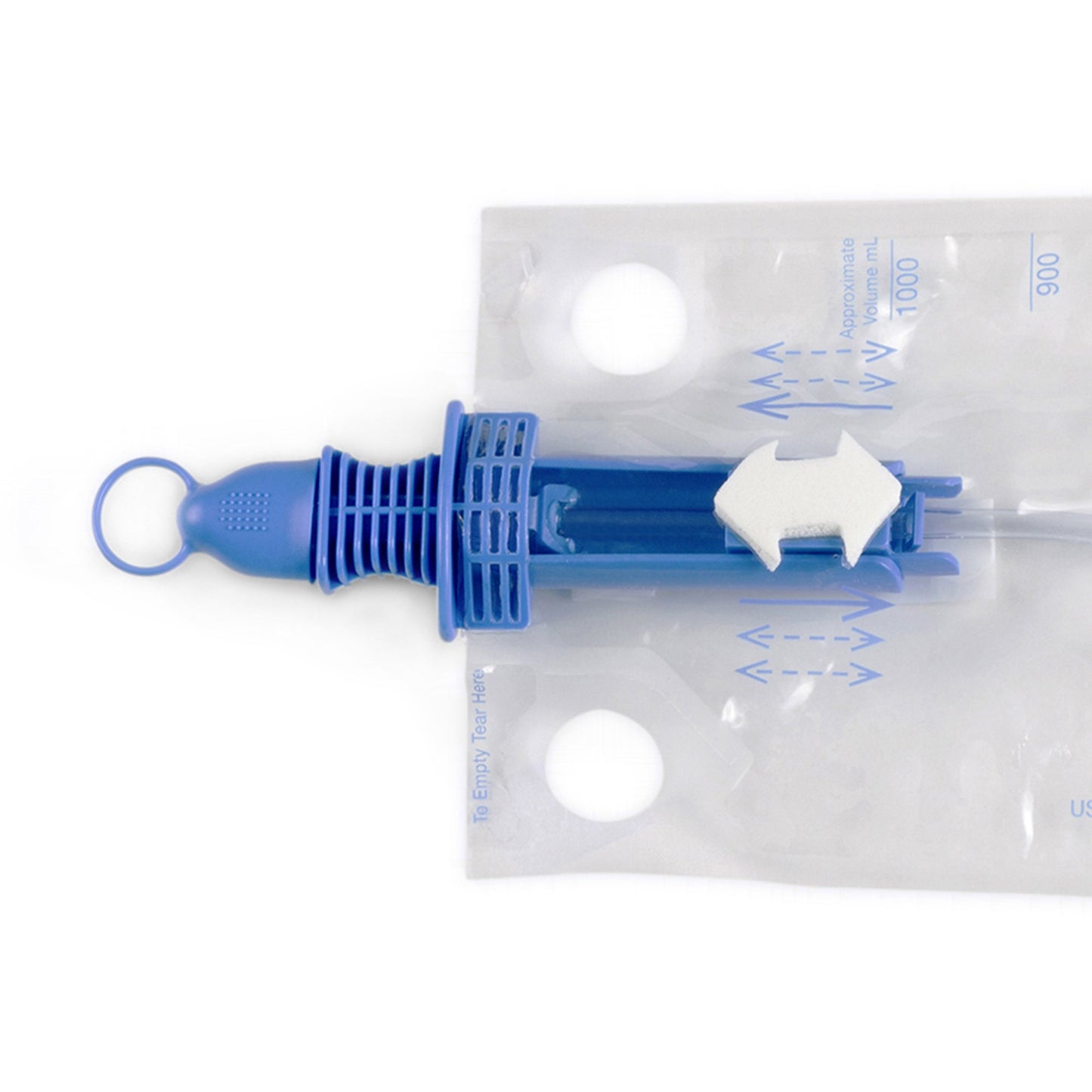 Intermittent Closed System Catheter Cure Dextra® Closed System Unisex / Straight Tip 14 Fr. Without Balloon