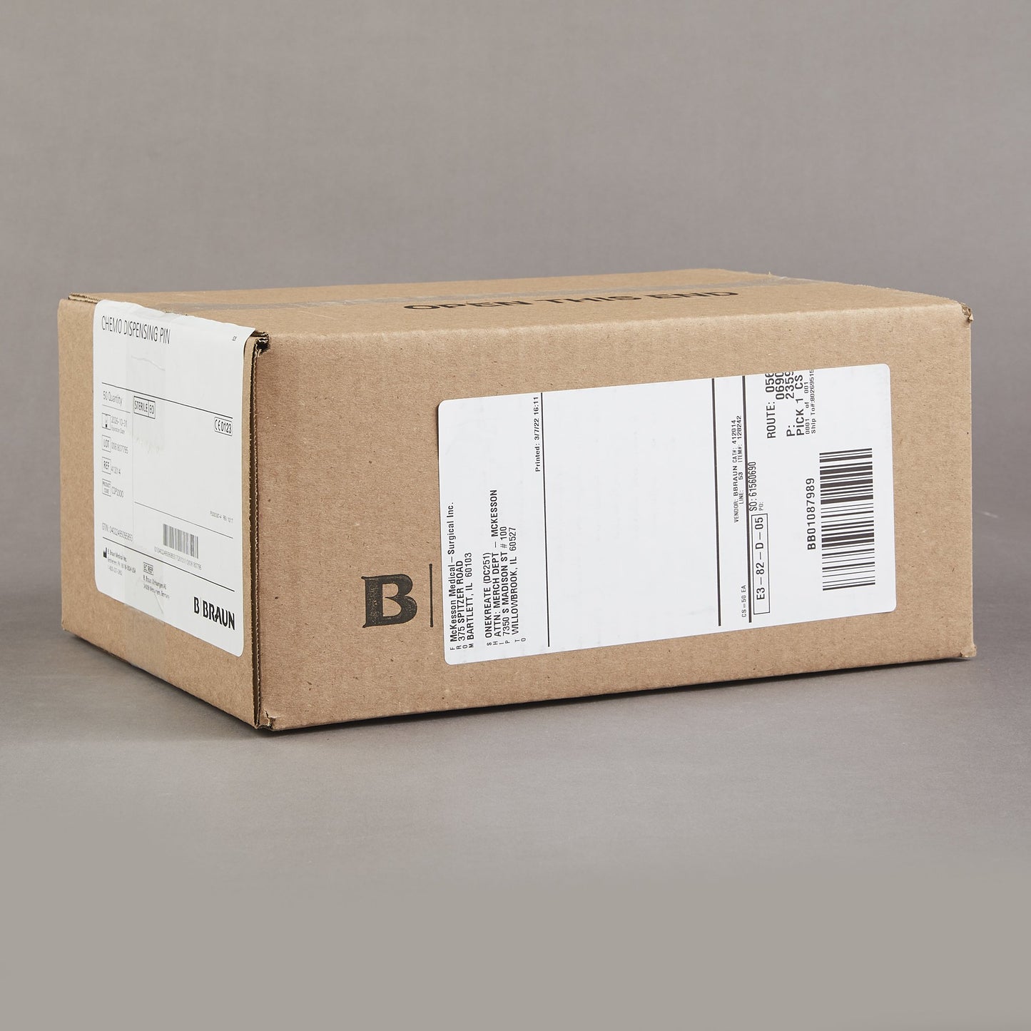 B. Braun Dispensing Pin, Chemo