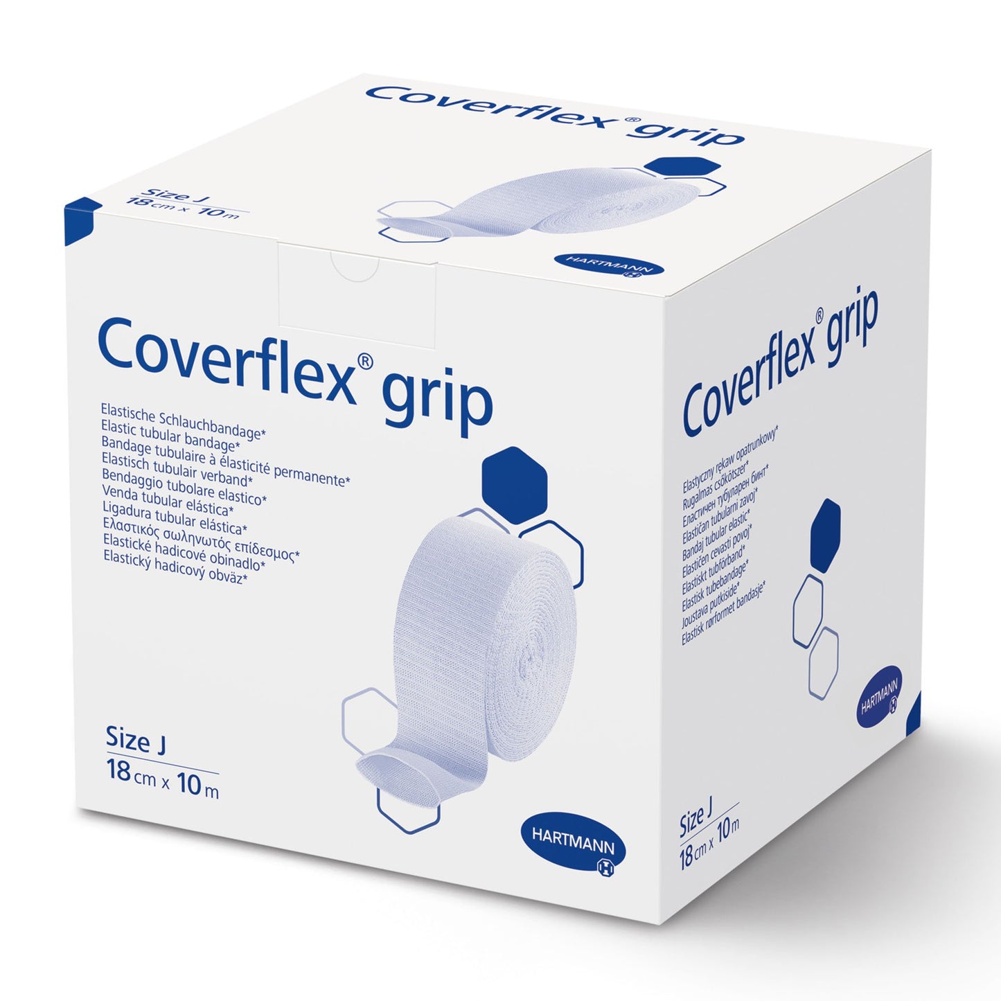 Coverflex® grip Pull-On Elastic Tubular Support Bandage, 7" x 11 Yard, Size J