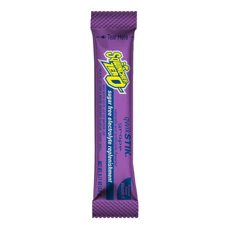 Kent Precision Foods 159060107 Sqwincher Quik Stik Zero Grape Electrolyte Replenishment Drink Mix