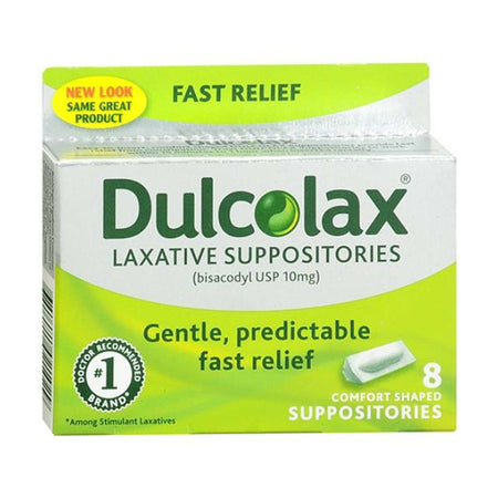 Sanofi 81421002102 Dulcolax Bisacodyl Laxative Suppository