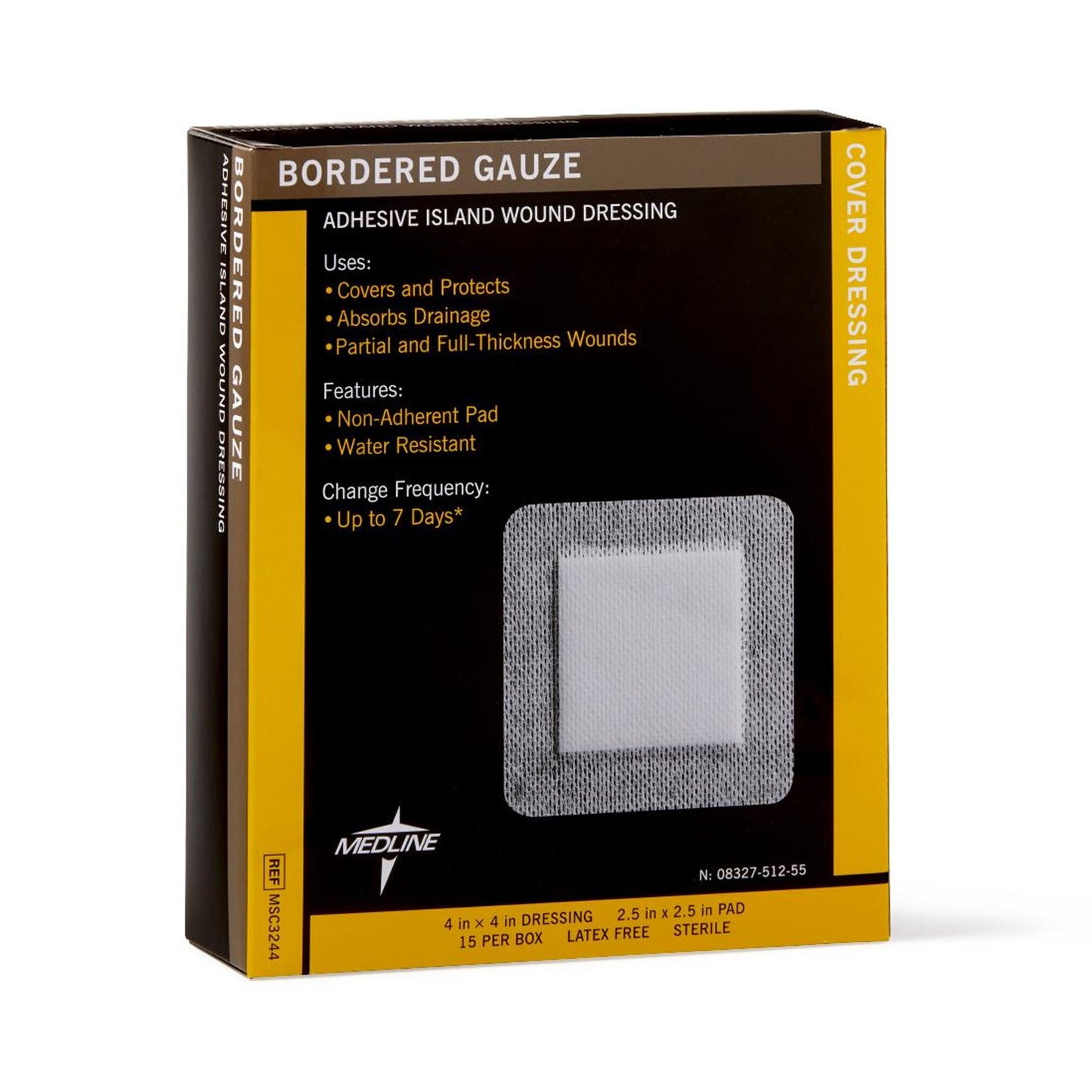 Medline Island Dressing, 4 x 4 Inch