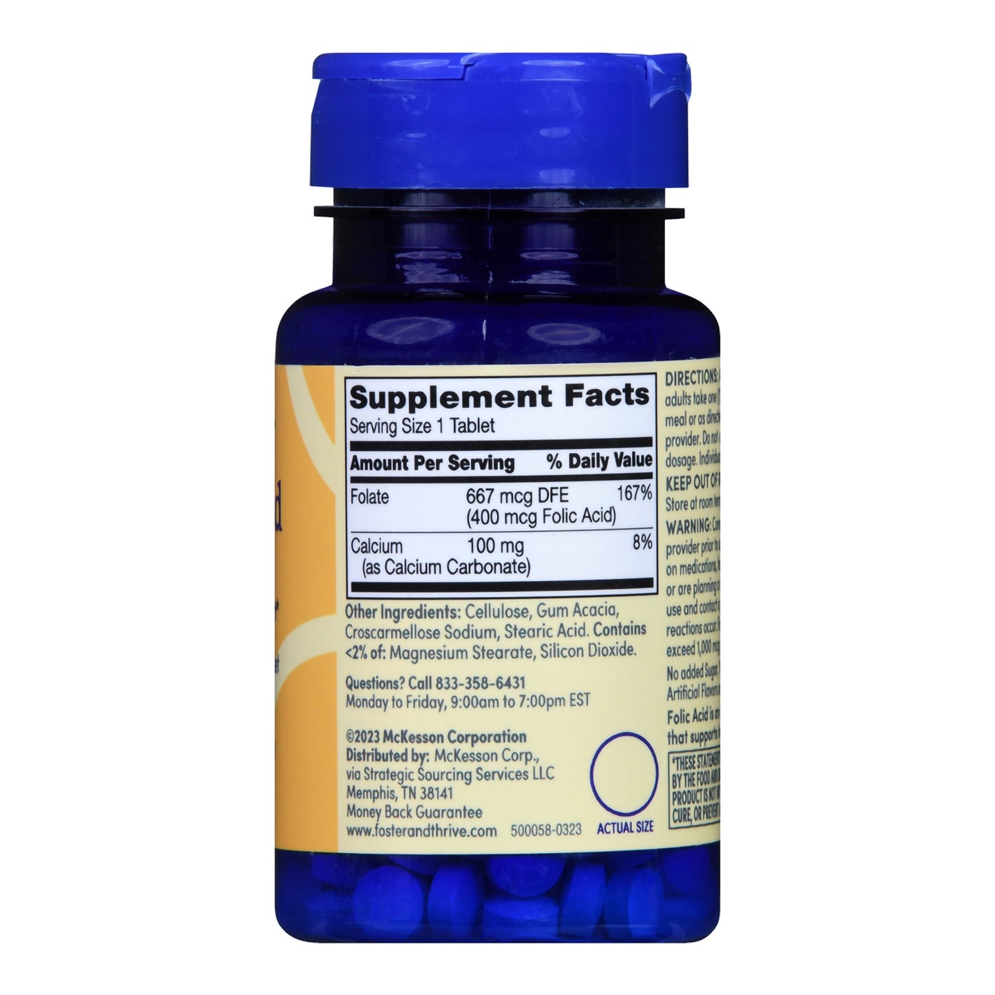 Foster & Thrive™ Folic Acid 400 mcg Tablets