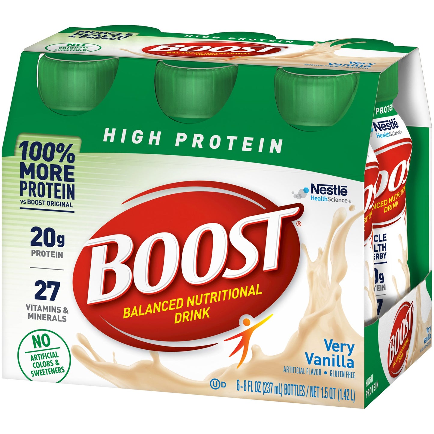 Boost® High Protein Vanilla Complete Nutritional Drink, 8 oz. Bottle