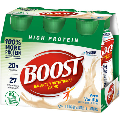 Boost® High Protein Vanilla Complete Nutritional Drink, 8 oz. Bottle