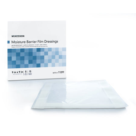 McKesson 11099 Wound Protector, Medium, 9 x 9 Inch, 5 to 12 Inch Length, Clear