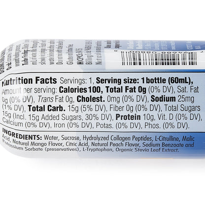 Expedite™ Mango-Peach Concentrated Collagen Dipeptides Medical Food, 2-oz.