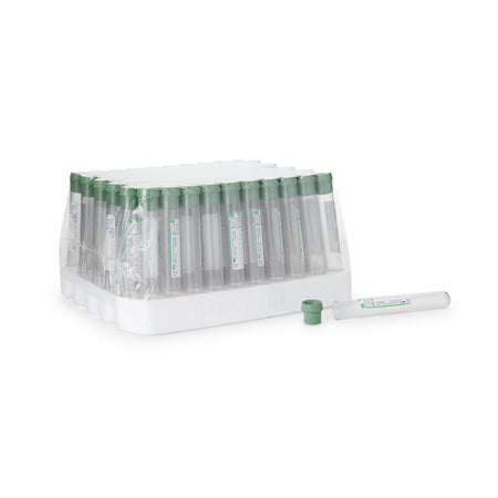 BD 367874 Vacutainer Venous Blood Collection Tube Sodium Heparin Additive 10 mL Conventional Closure Plastic Tube by BD.