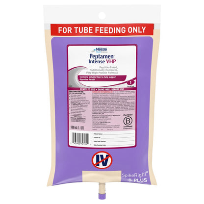 Peptamen® Intense VHP Tube Feeding Peptide-Based Formula, 33.8 oz. UltraPak® Bag