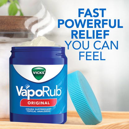 Vicks® VapoRub® Cough Suppressant Topical Analgesic Ointment