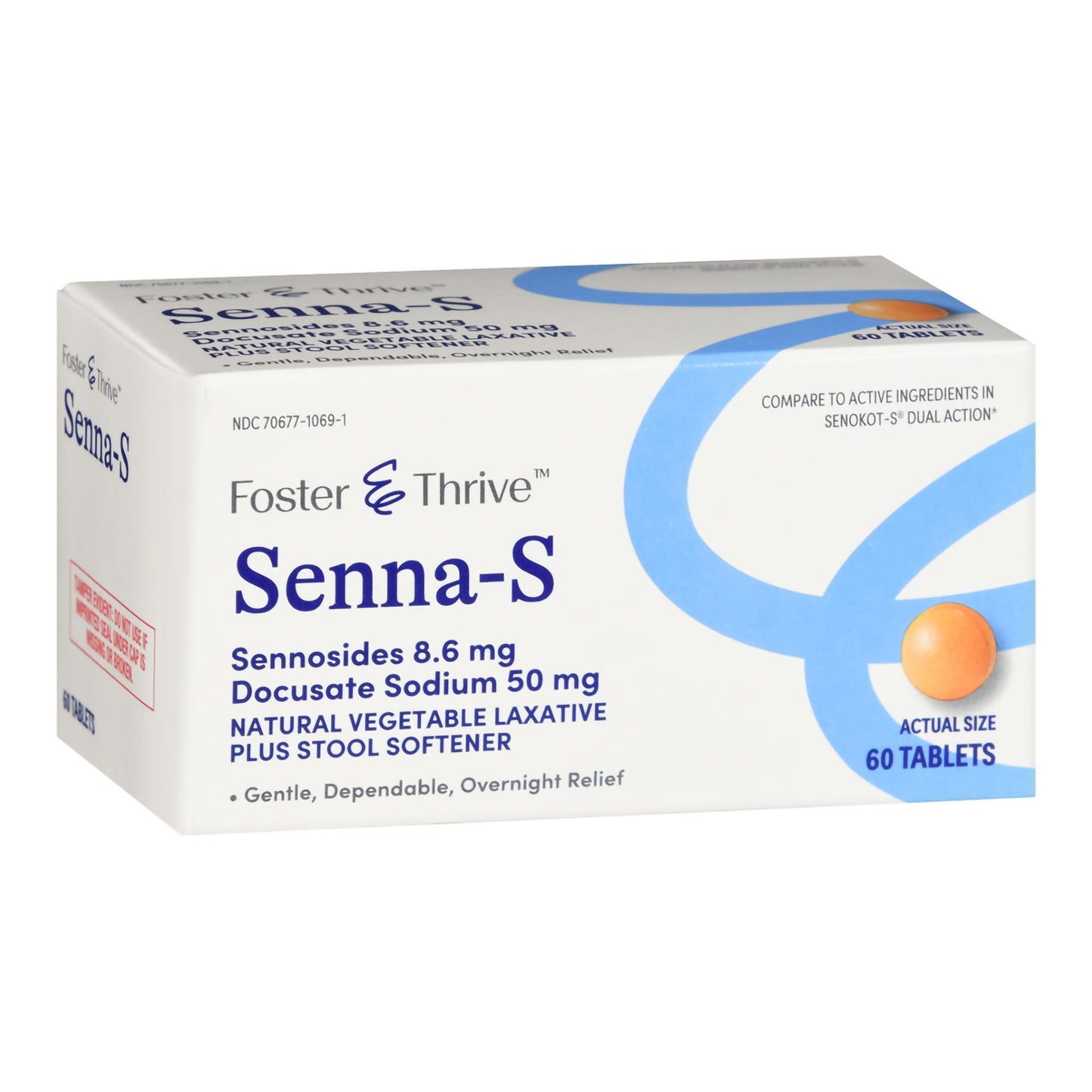 Foster & Thrive™ Senna-S Sennosides 8.6 mg Docusate Sodium 50 mg Tablets