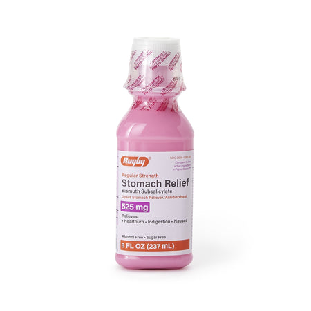 Major Pharmaceuticals 536128636 Rugby Bismuth Subsalicylate Anti-Diarrheal, 8-ounce Bottle