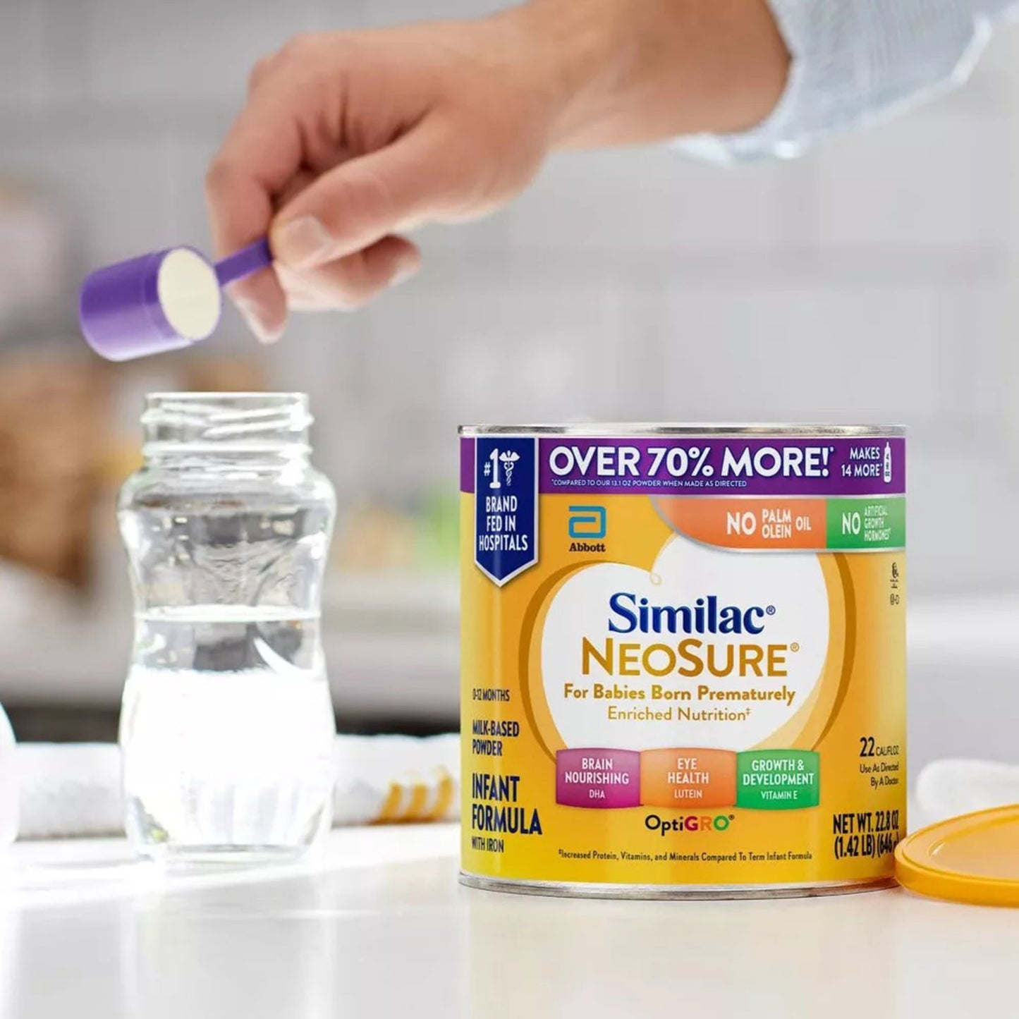 Infant Formula Similac® NeoSure® Unflavored 22.8 oz. Can Powder Premature