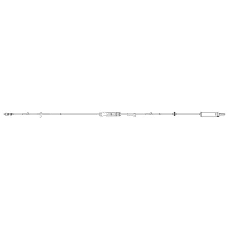 IV Pump Set Sapphire™ Pump 2 Ports Without Filter 109 Inch Tubing Solution