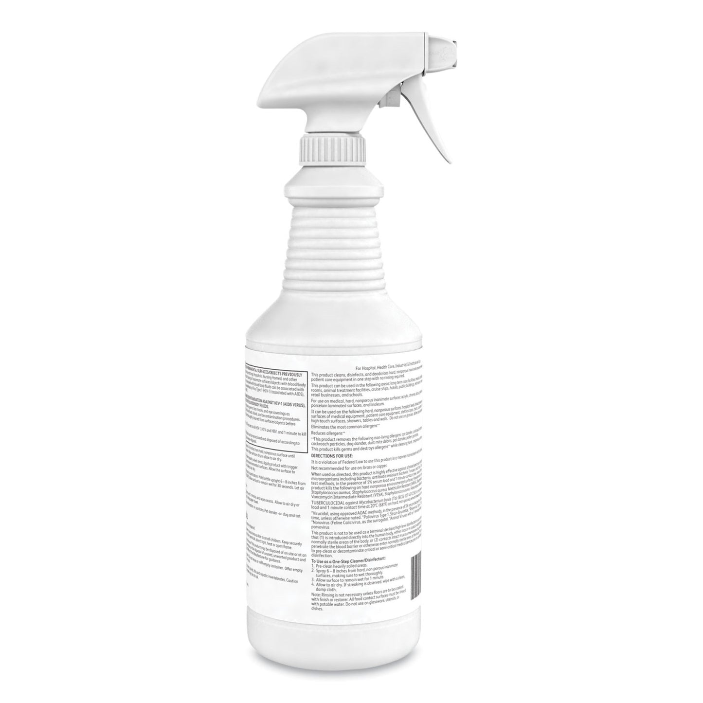 Oxivir® 1 RTU Surface Disinfectant Cleaner, Spray Bottle, 1 qt.