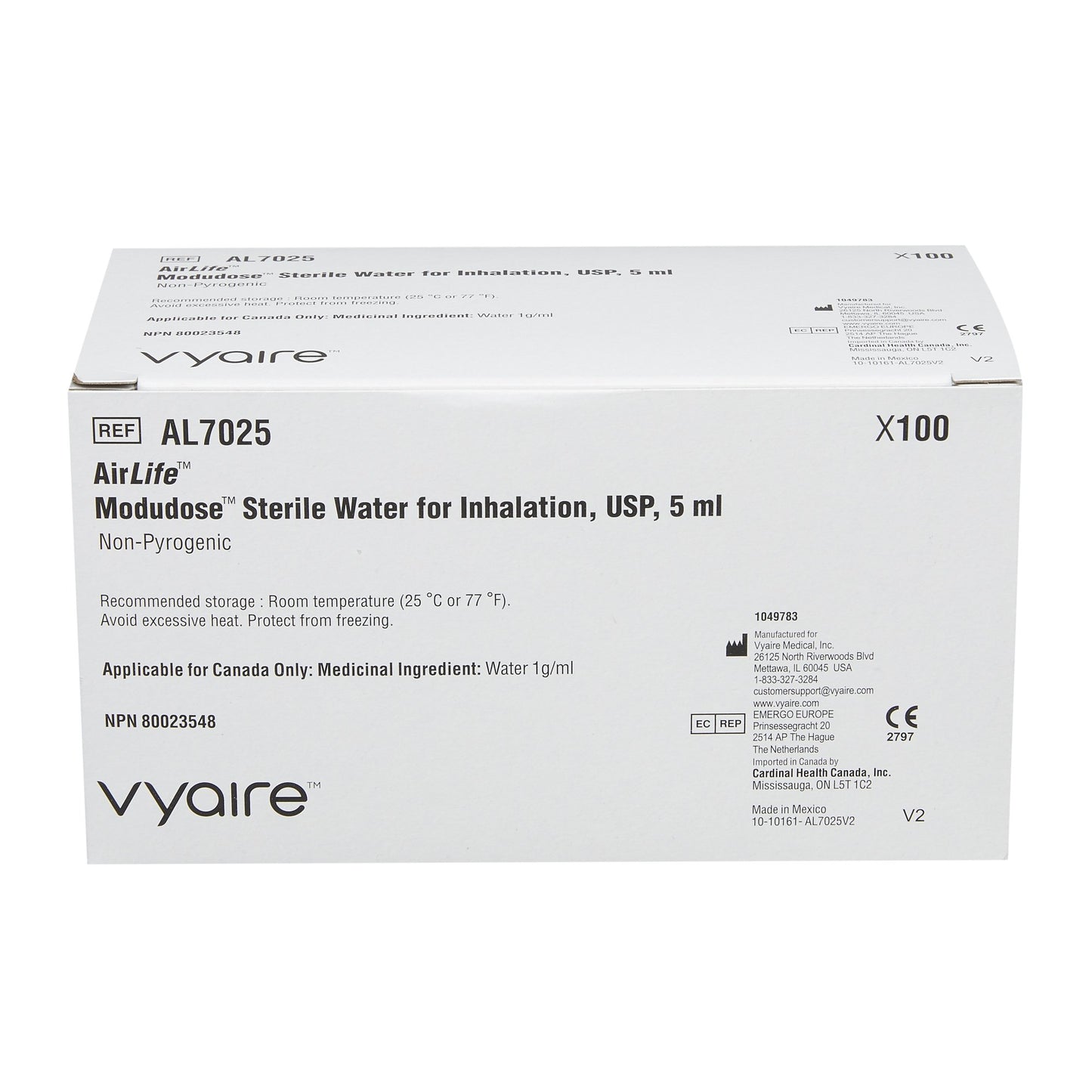 AirLife® Modudose® Suctioning Solution, 5 mL Unit Dose Vial