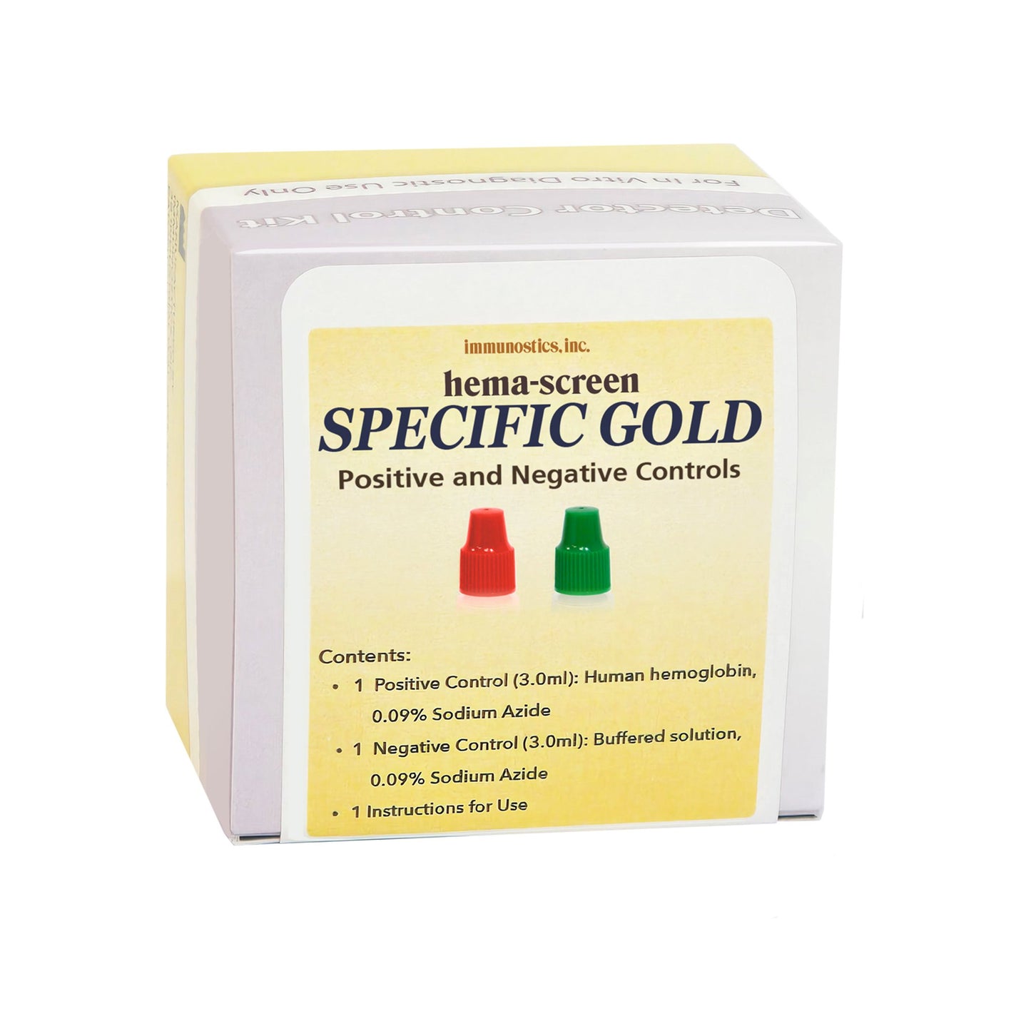 Colorectal Cancer Screening Control Set Hema-Screen™ Specific Hemoglobin Positive Level / Negative Level