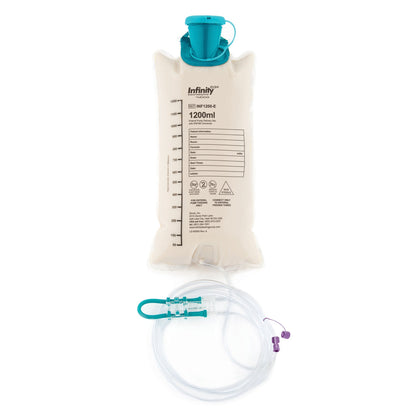 Enteral Feeding Pump Bag Set with ENFit® Connector Infinity® 1200 mL Silicone NonSterile ENFit® Connector