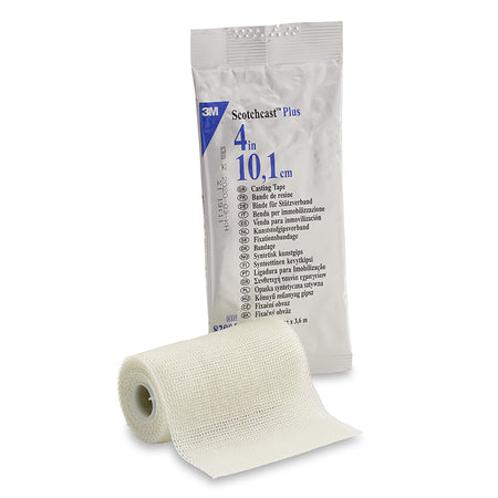 Solventum 82004 3M Scotchcast Plus White Cast Tape, 4 Inch x 4 Yard