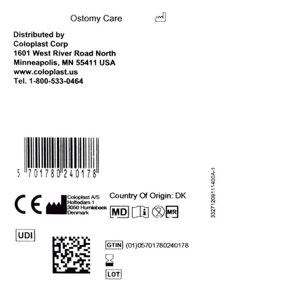 Ostomy Seal Brava® Convex, Starter Hole 1 Inch (25mm)