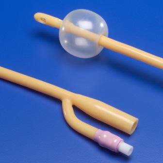 Cardinal 403712 Dover Foley Catheter, 12 Fr., 30 cc, 2-Way, Standard