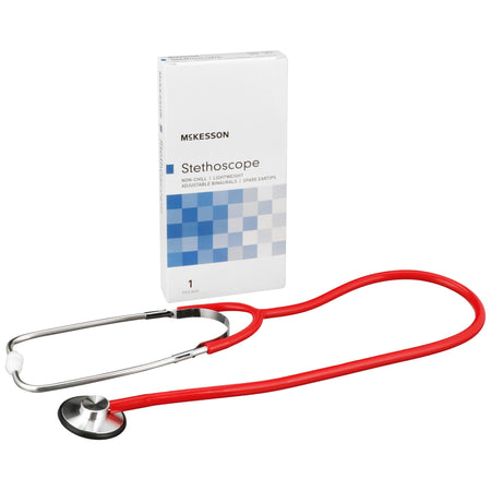 McKesson 363739 Classic Stethoscope, Red