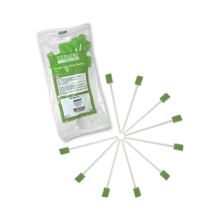 Sage 6070 Toothette Plus Oral Swabsticks Foam Tip Untreated