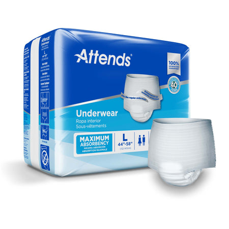 Attends AP0730 Extra Absorbency Underwear, Large