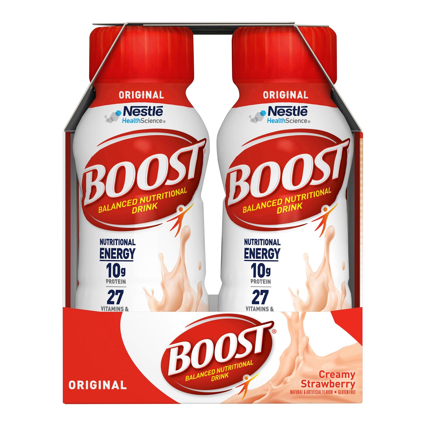 Boost® Original Strawberry Balanced Nutritional Drink, 8-ounce bottle