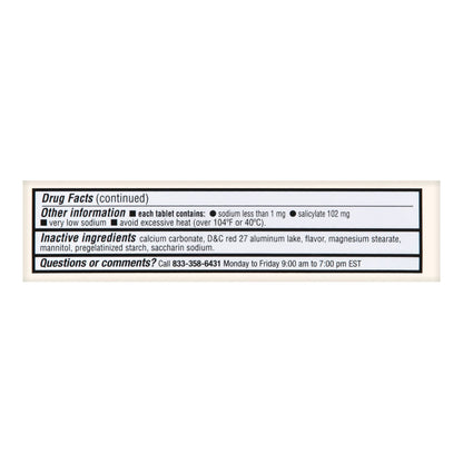 Foster & Thrive™ Stomach Relief 262 mg Bismuth Salicylate Chewable Tablets