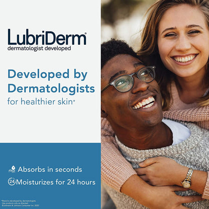 Hand and Body Moisturizer Lubriderm® Daily Moisture 16 oz. Pump Bottle Unscented Lotion