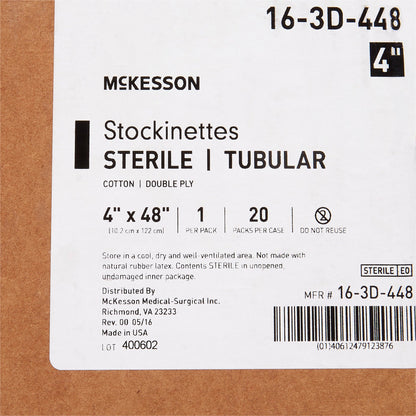 McKesson Beige Cotton Tubular Stockinette, 4 x 48 Inch