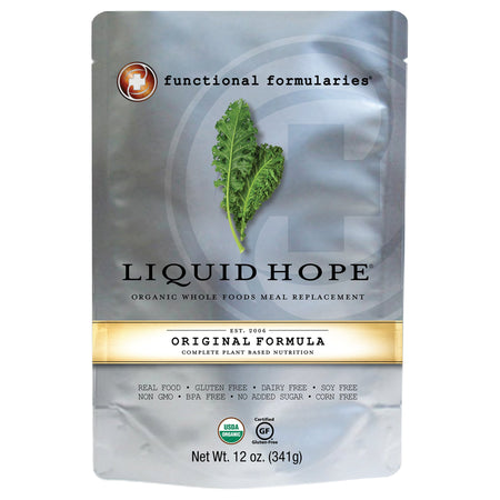 Nutritionals Medicinals LHWS124 Liquid Hope Complete Plant Based Nutrition, 12-ounce pouch