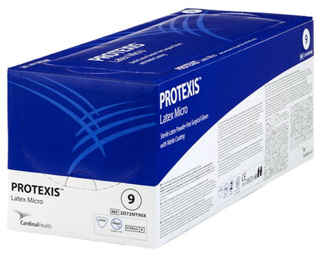 Cardinal 2D72NT80X Protexis Latex Micro Surgical Glove, Size 8, Light Brown