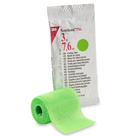 Solventum 82003V 3M Scotchcast Plus Bright Green Cast Tape, 3 Inch x 4 Yard