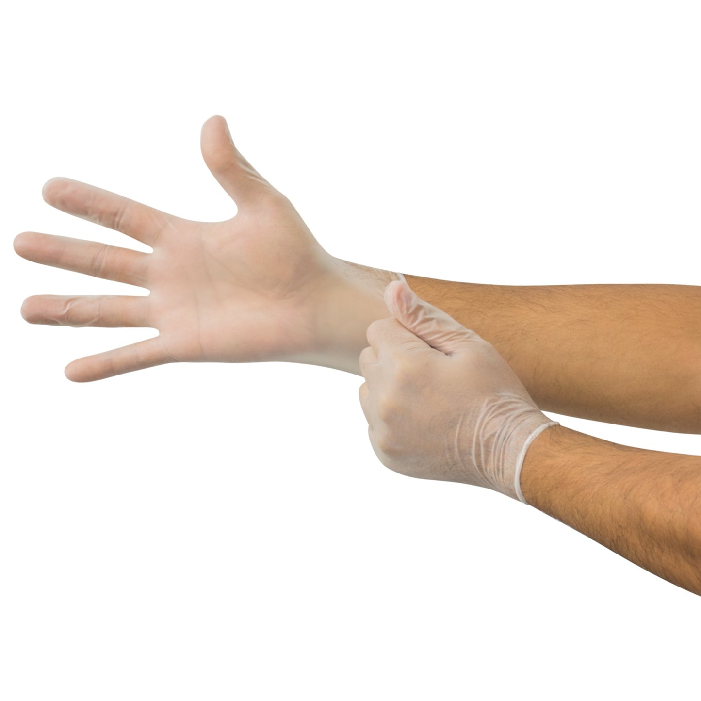 Micro-Touch® Elite® Stretch Vinyl Exam Glove, Medium, Ivory