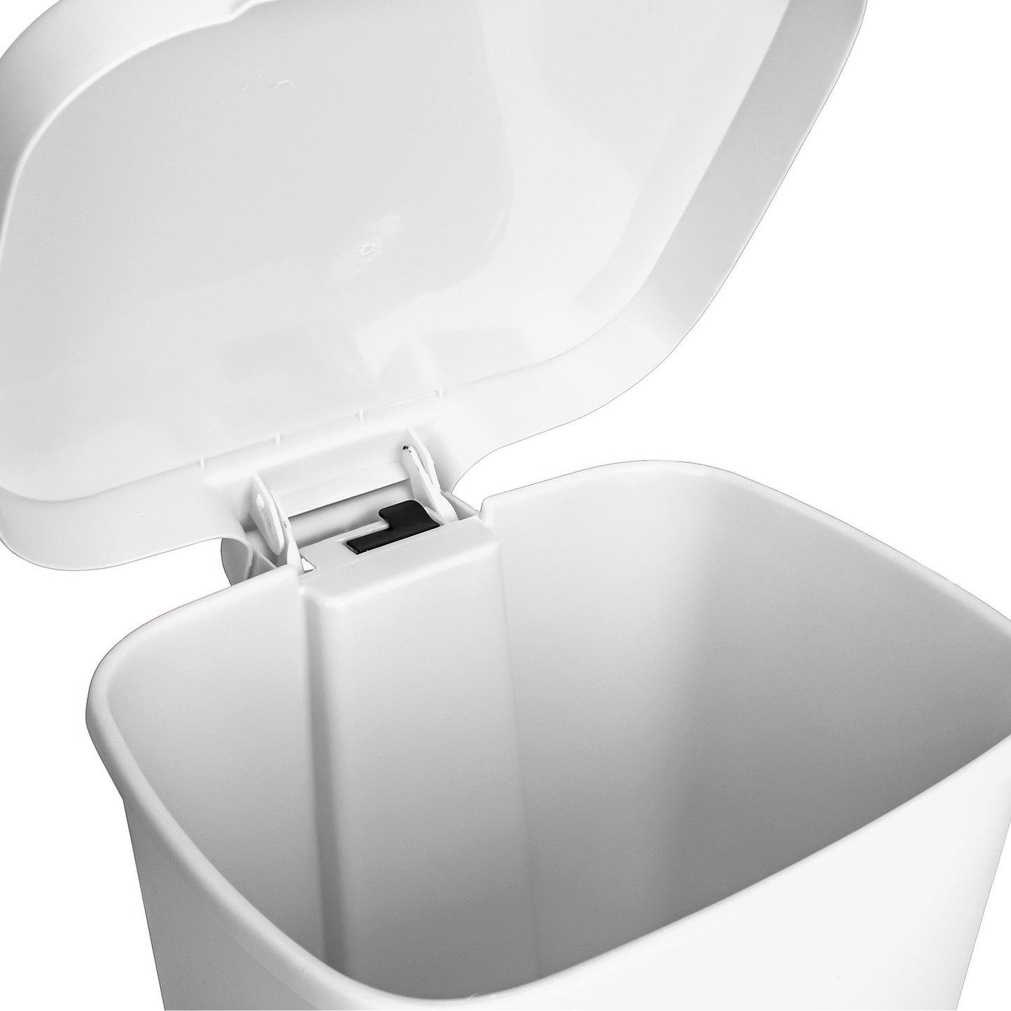 Trash Can McKesson 32 Quart / 8 gal. White Plastic Rectangular