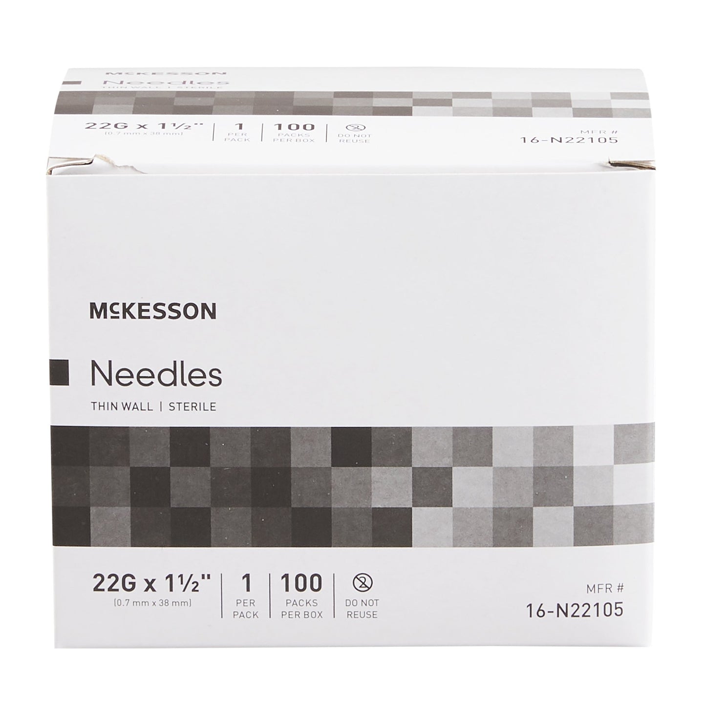 McKesson Hypodermic Needle, 22 Gauge, 1½ Inch