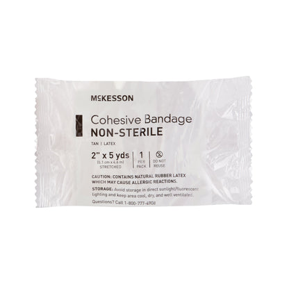 McKesson Self-adherent Closure Cohesive Bandage, 2 Inch x 5 Yard