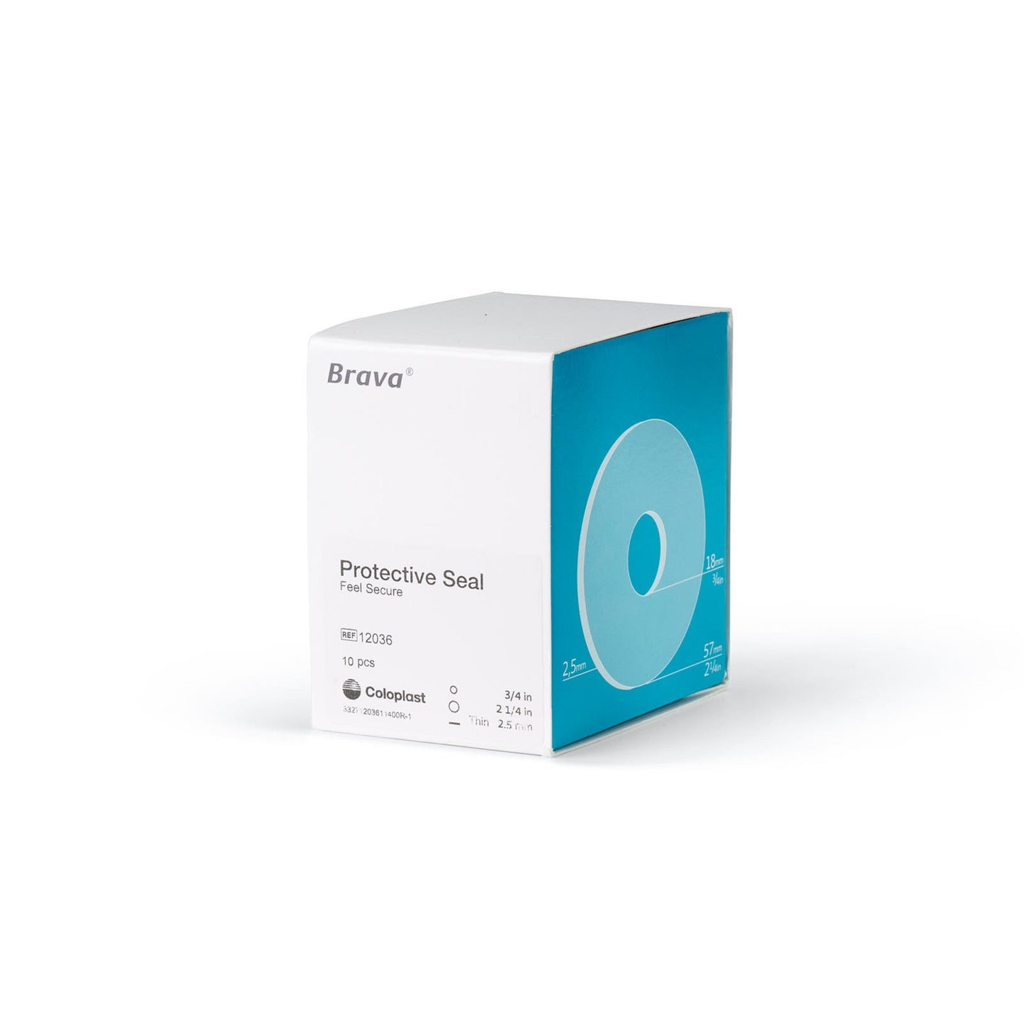 Ostomy Seal Brava® Thin 3/4 Inch (18mm) Stoma 2-1/4 Inch (57 mm)