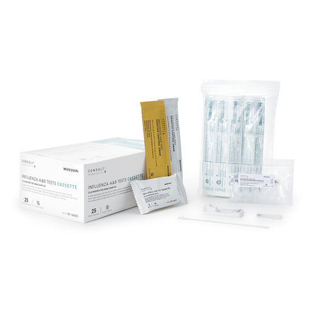 McKesson Consult 181-36025 Influenza A + B Infectious Disease Respiratory Test Kit by McKesson Brand product image
